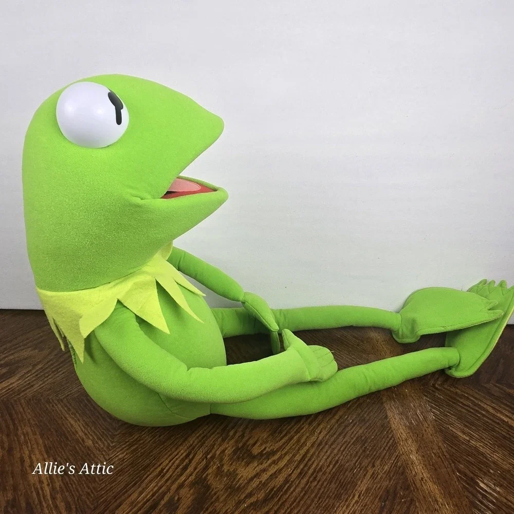 Kermit The Frog Posable Plush Muppets Large Stuffed Animal Toy Vintage Nanco 17